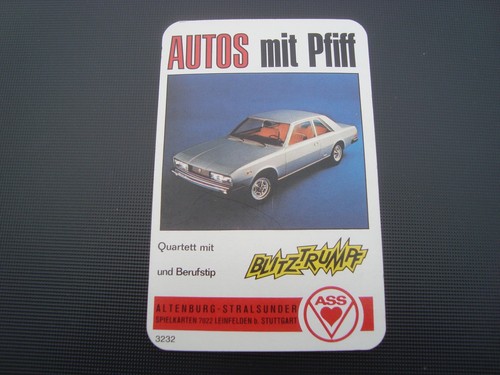 Ass quartett autos - mit, pfiff