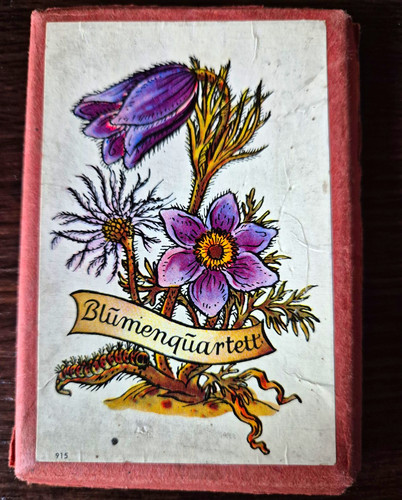 Blumenquartett kartenspiel - blumenquartett,