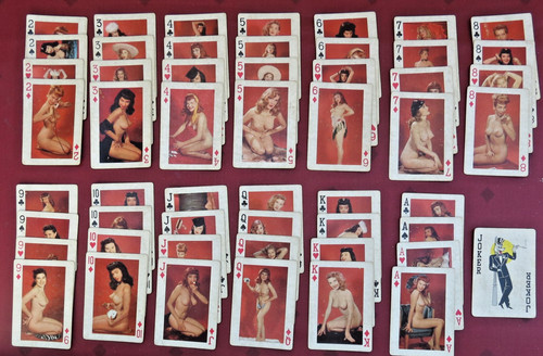 Altes pin kartenspiel - pin, up