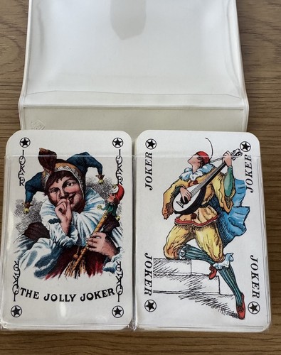 Vintage spielkarte joker - joker, bild