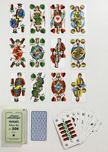 Spielkarten hallisches bild - spielkarten,