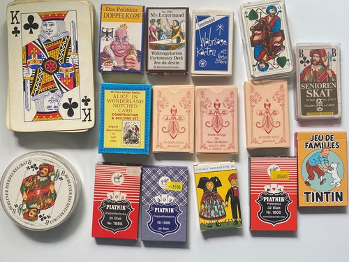 Sammlung mit kartenspielen - sammlung,