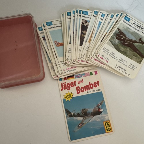 Jäger und bomber kartenset - und,