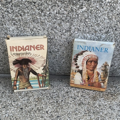 Indianer quartett kartenspiel - quartett,