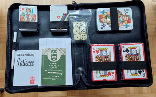 Spielkarten set etui neu - etui,, neu,