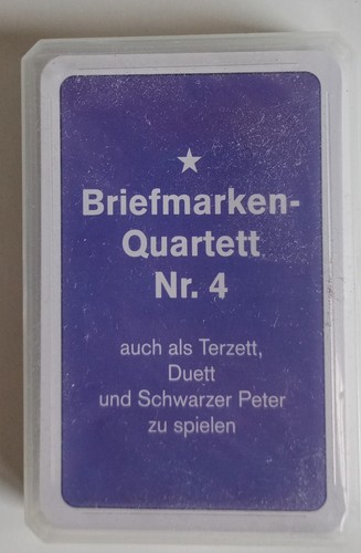 Briefmarken quartett 4 - quartett, nr.4
