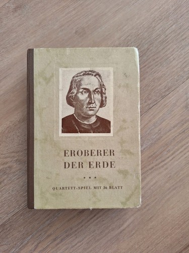 Spielkarten quartett 1950er - spielkarten,