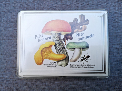 Altes kartenspiel pilze - kartenspiel, "pilze