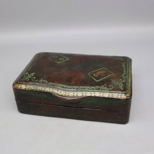 True vintage box aus echtleder - true,