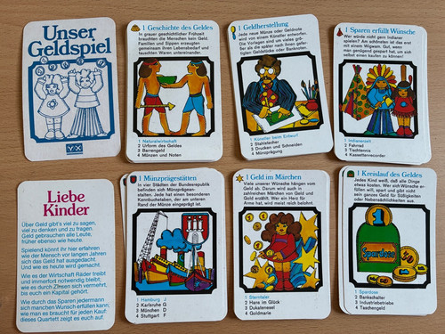 Altes spielkarten quartett - spielkarten,