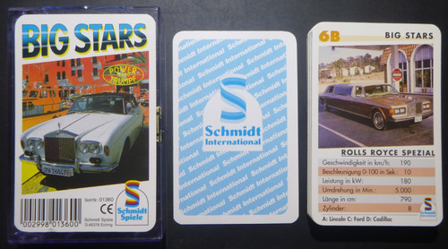 Big stars auto quartett - *, auto-quartett