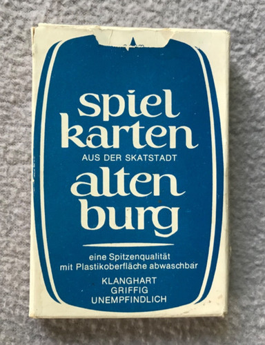 Spielkarten aus altenburg - aus,