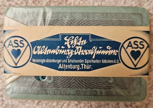 Alte skatkarten unbespielt - skatkarten,