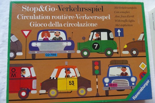 Stop verkehrsspiel 60er - verkehrsspiel,